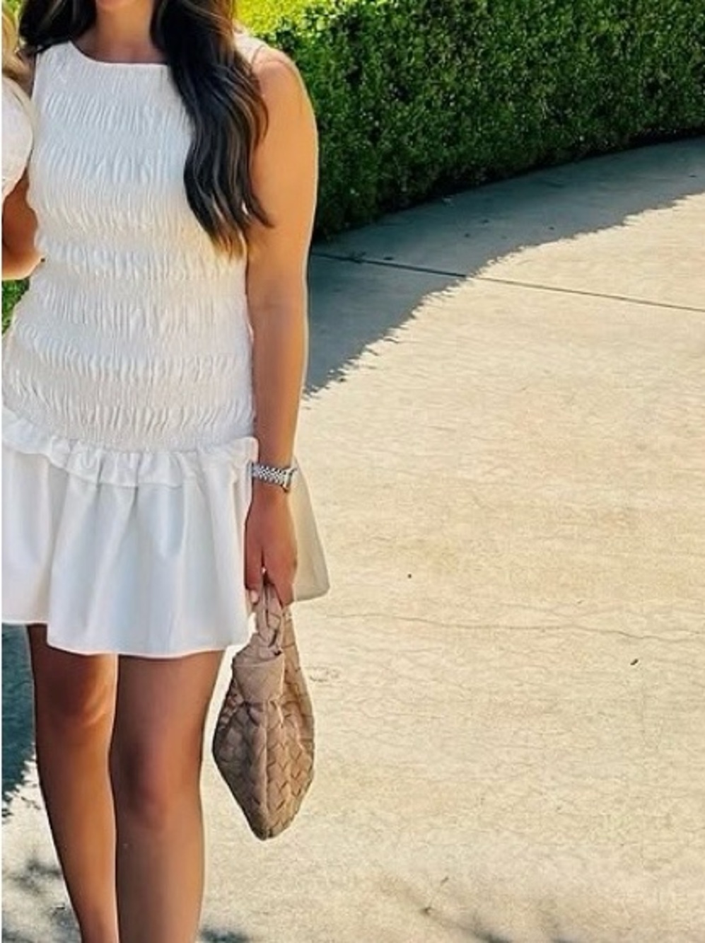 Mini Dress w/ Ruffle Hem